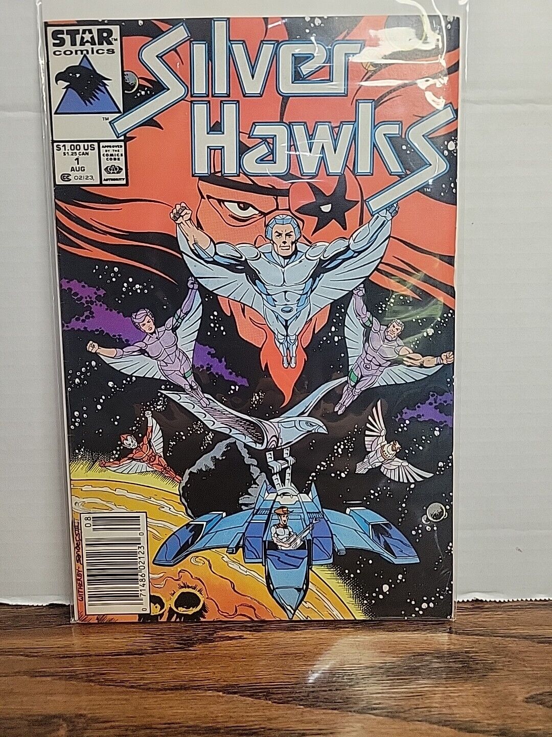 Silverhawks #1 (Marvel Star) Newsstand 1st Appearance Silver Hawks Beauty