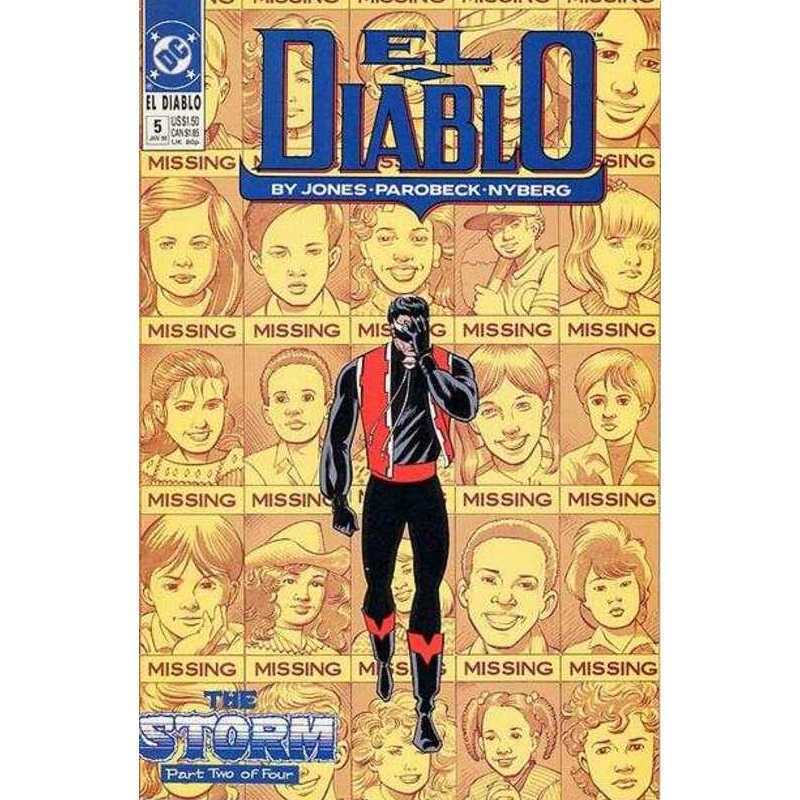 El Diablo #5  - 1989 series DC comics VF+ Full description below [d: