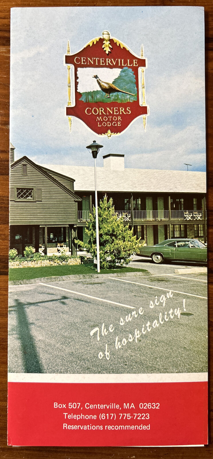 1979 Centerville Corners Motor Lodge Centerville Maine ME - Travel Brochure