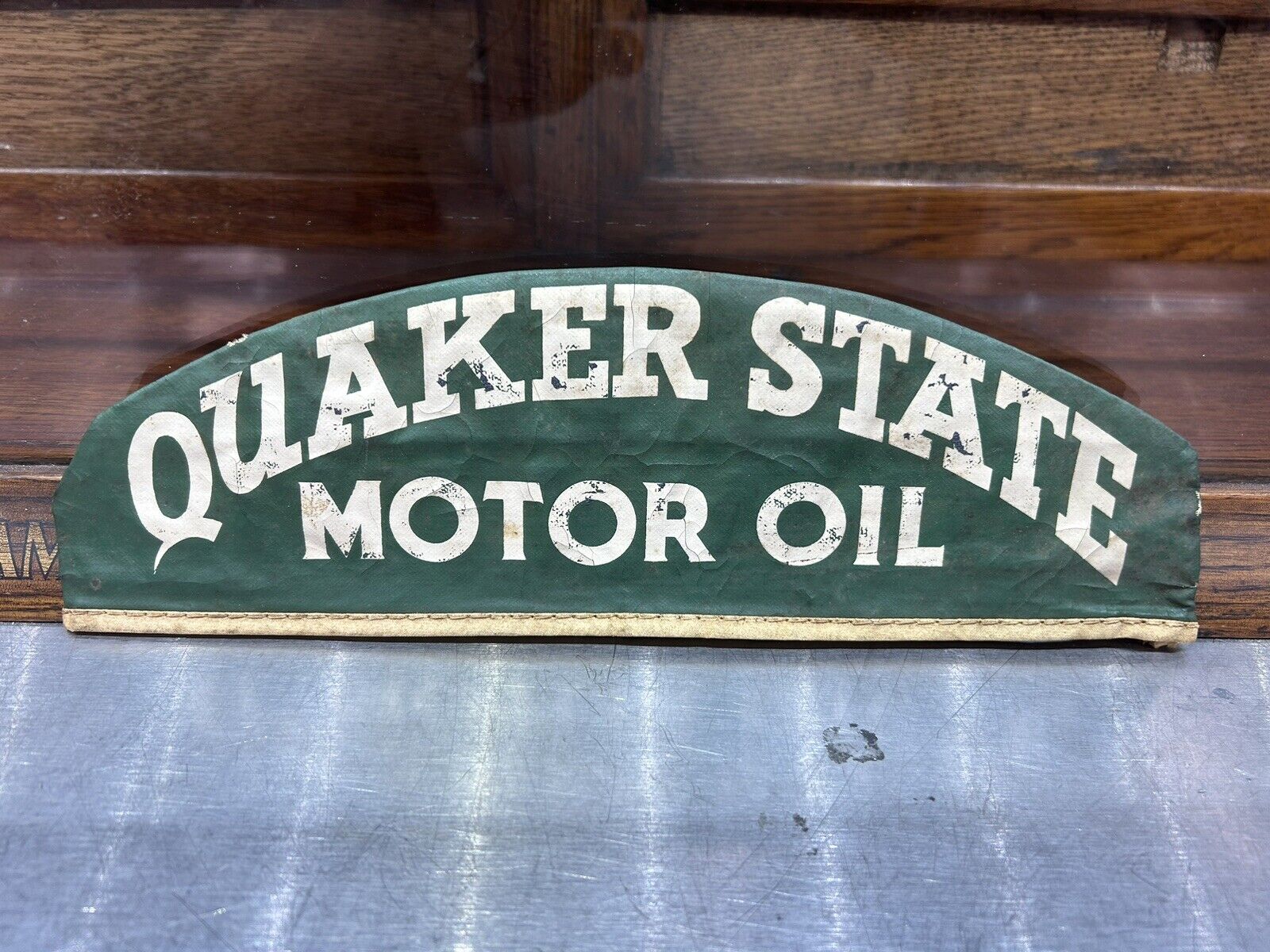 Antique Original Quaker State Service Station Attendant Hat