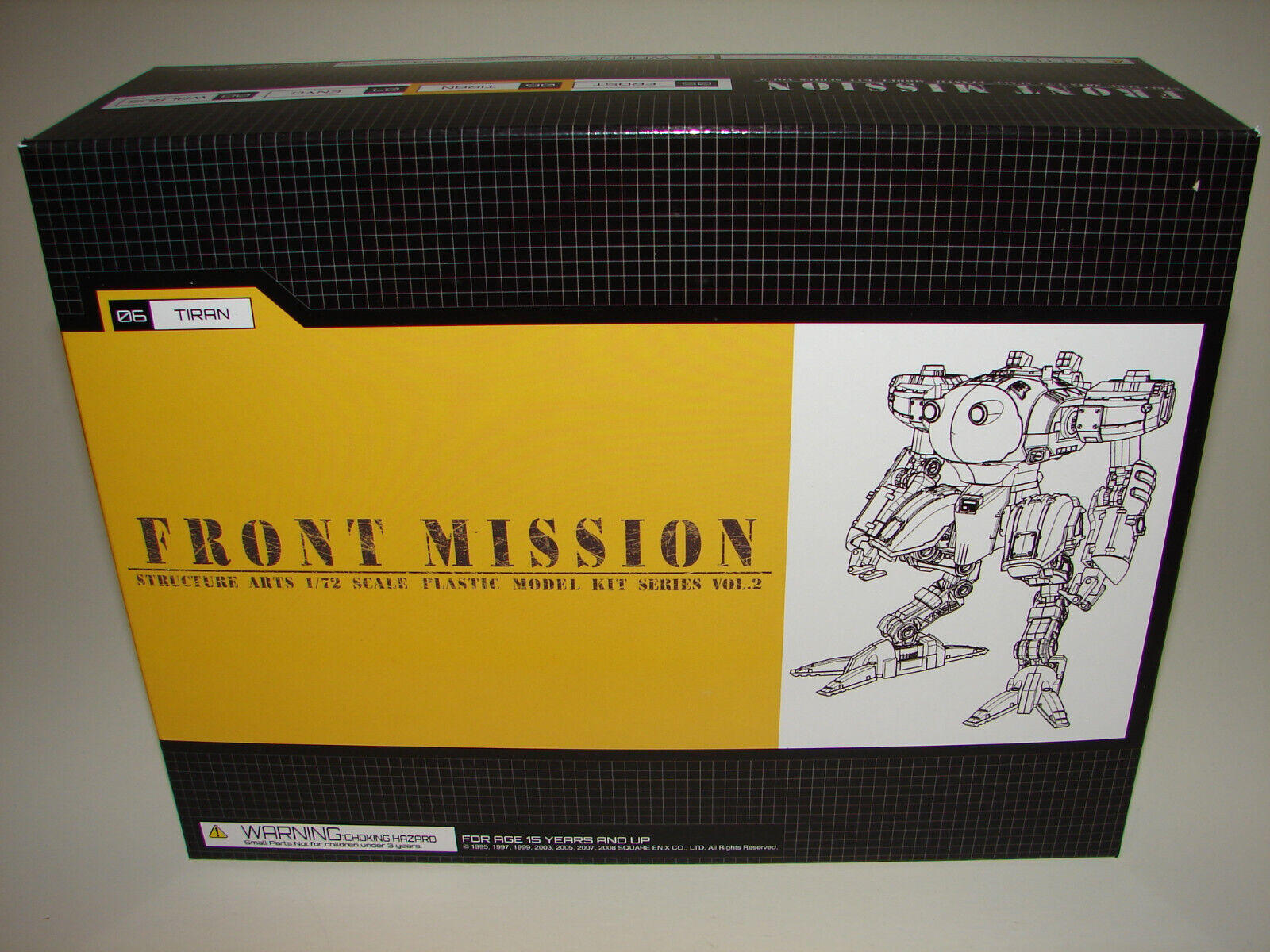 1/72 Tiran from Front Mission Structure Arts Plastic Model Kit Vol. 2 Set
