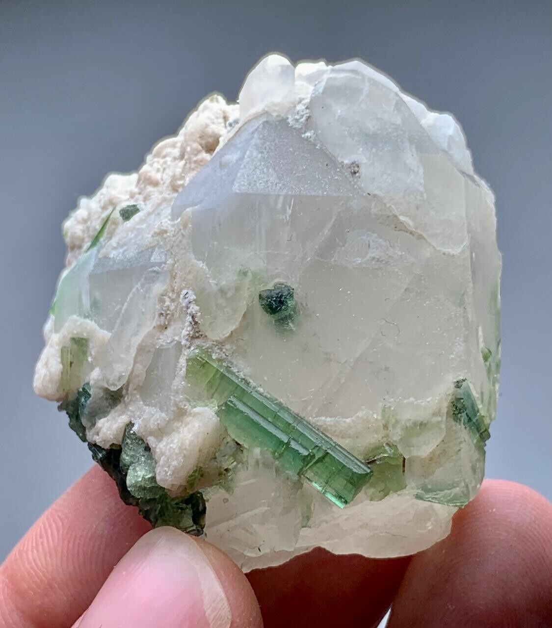 242 Cts Natural Tourmaline Crystal Specimen From Afghanistan