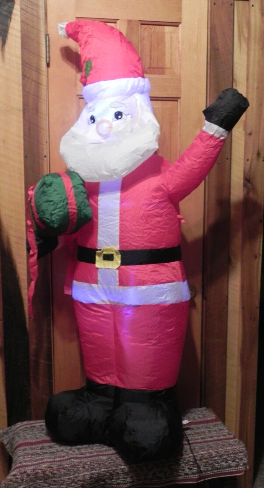 Holiday Style 5ft Self Inflatable Santa Clause with Lights