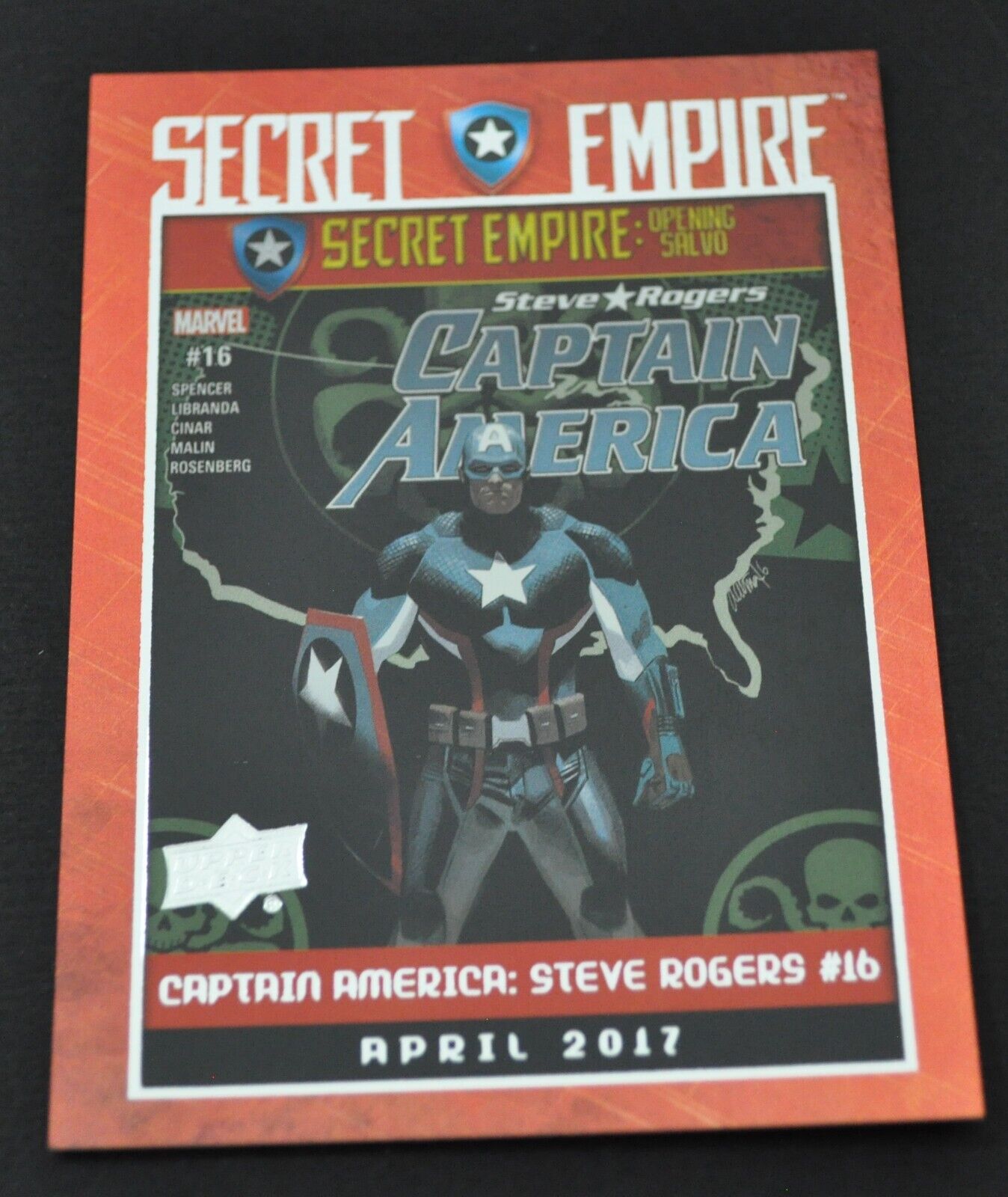 2017 2018 Marvel Annual Secret Empire Comic Cover Silver Foil You Pick the Card