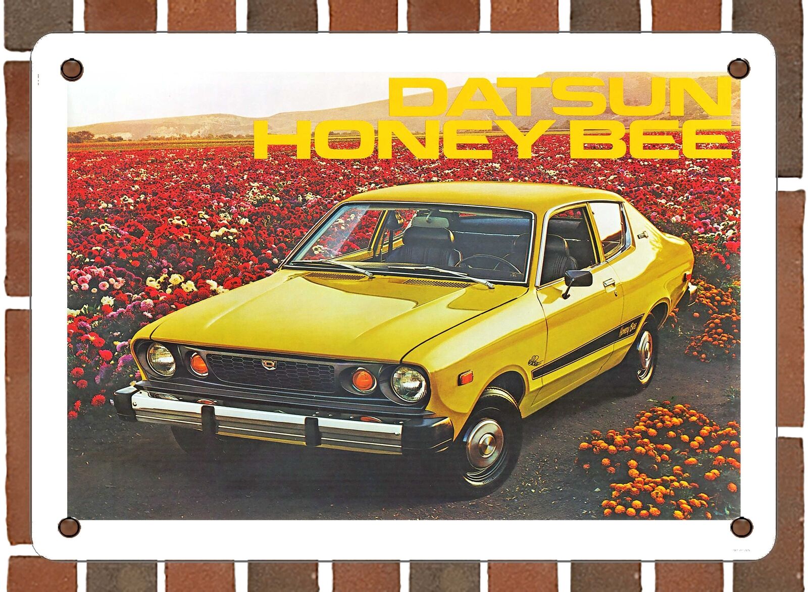 METAL SIGN - 1976 Datsun Honey Bee - 10x14 Inches 2
