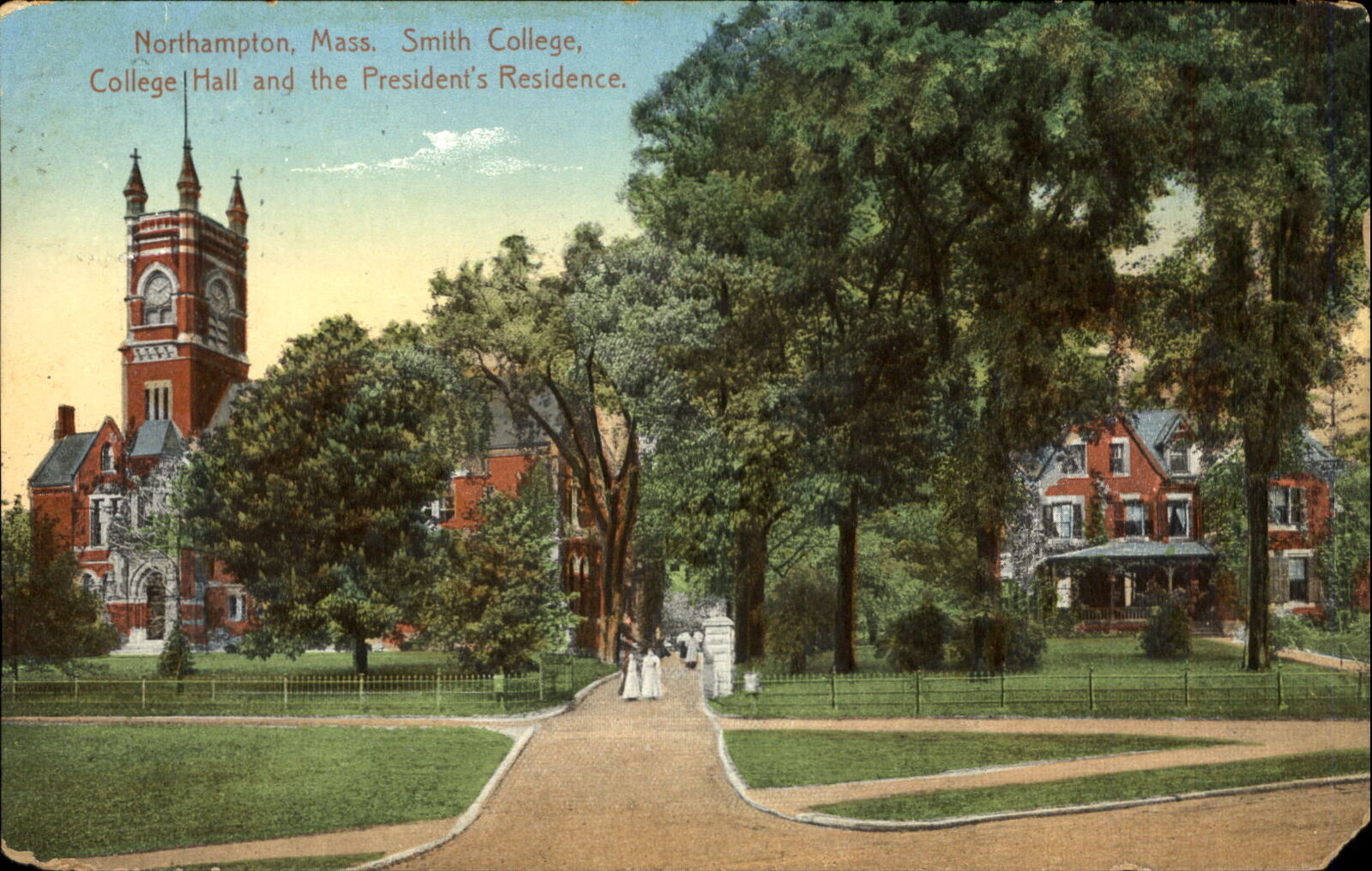 Smith College ~ College Hall & President\'s Residence ~ Northampton Massachusetts