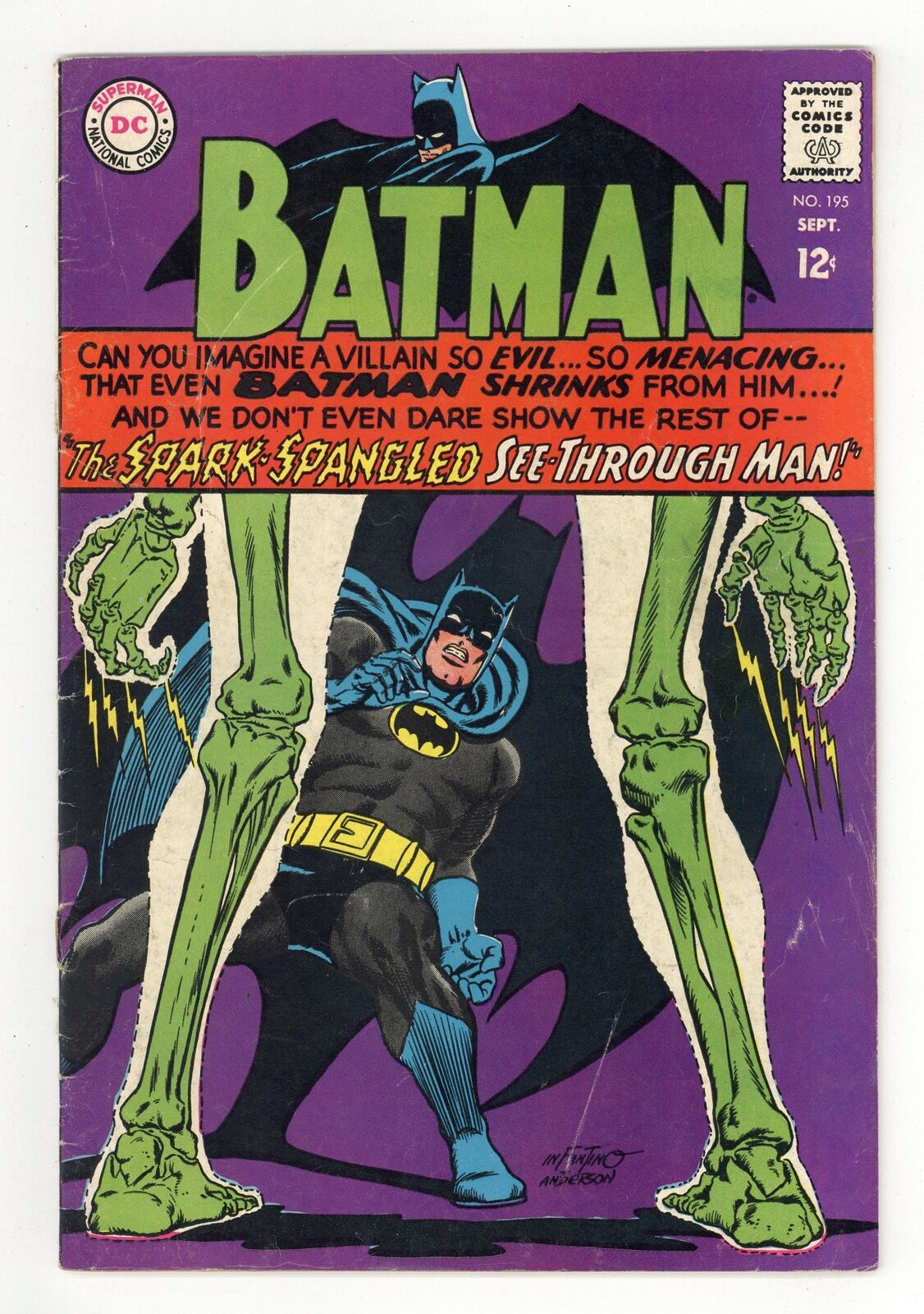 Batman #195 VG- 3.5 1967