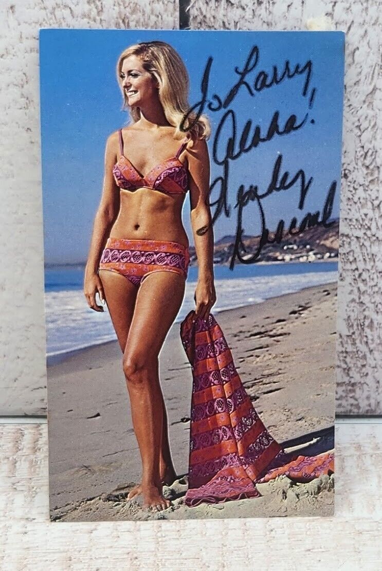 Vintage 1969-70 Miss USA Wendy Dascomb Pennys & Sea Lure Autographed Photo Card
