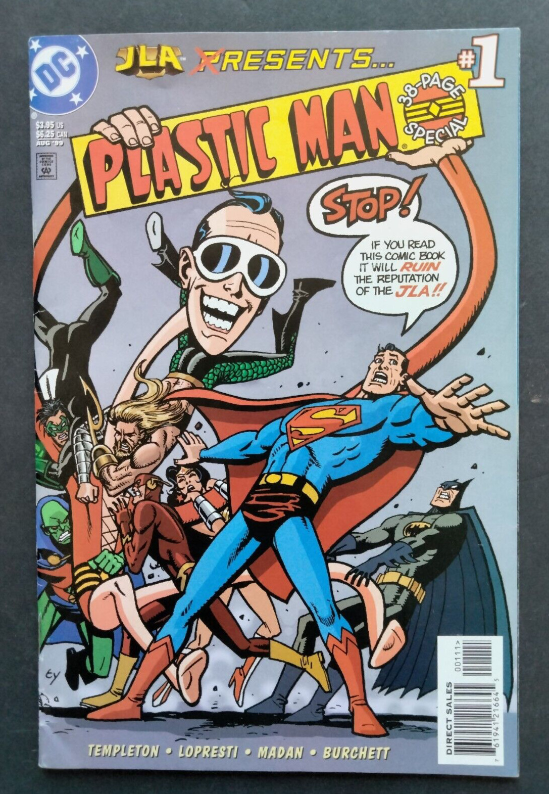 JLA Presents... Plastic Man - 38 Page Special DC 1999 #1 - VF
