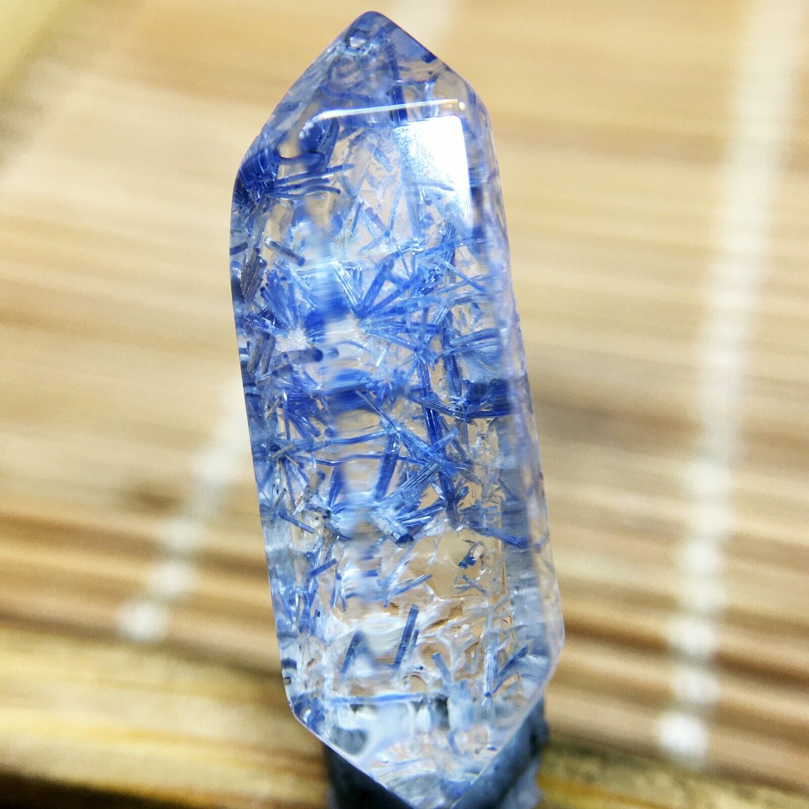 4.3Ct Very Rare NATURAL Beautiful Blue Dumortierite Quartz Crystal Pendant