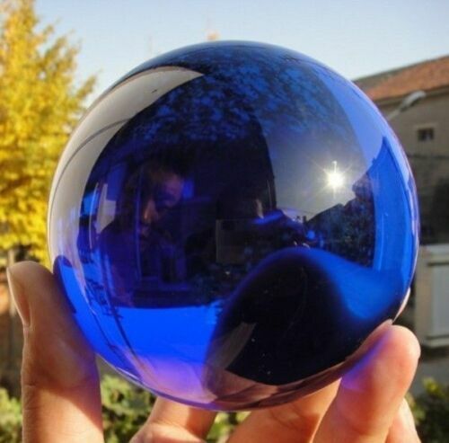 40-120mm Natural Blue Sphere Large Crystal Ball Healing Stone
