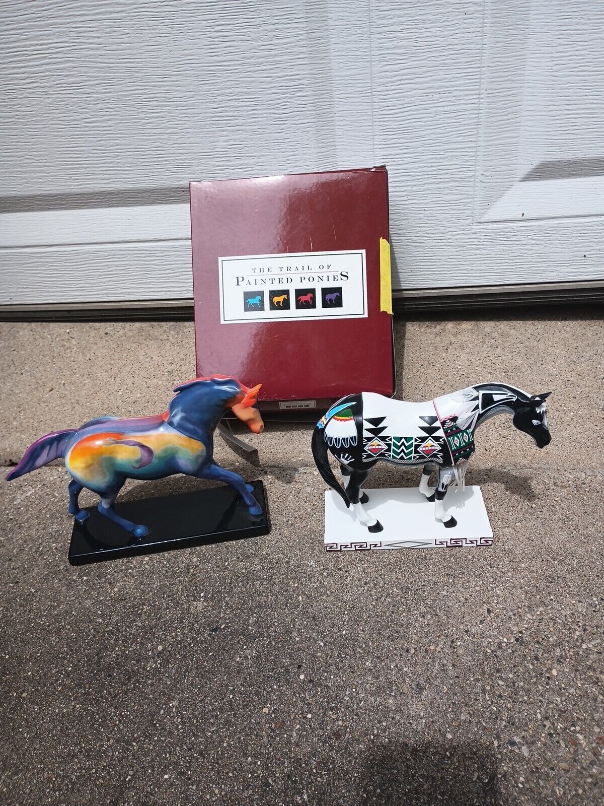 2 Trail of Painted Ponies # 1546 &1467  Horses 2004, 2003