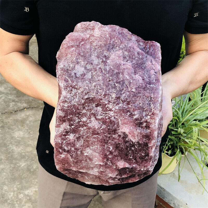 22.8LB Large Natural Rough Strawberry Quartz Crystal Mineral Specimen Raw Stone