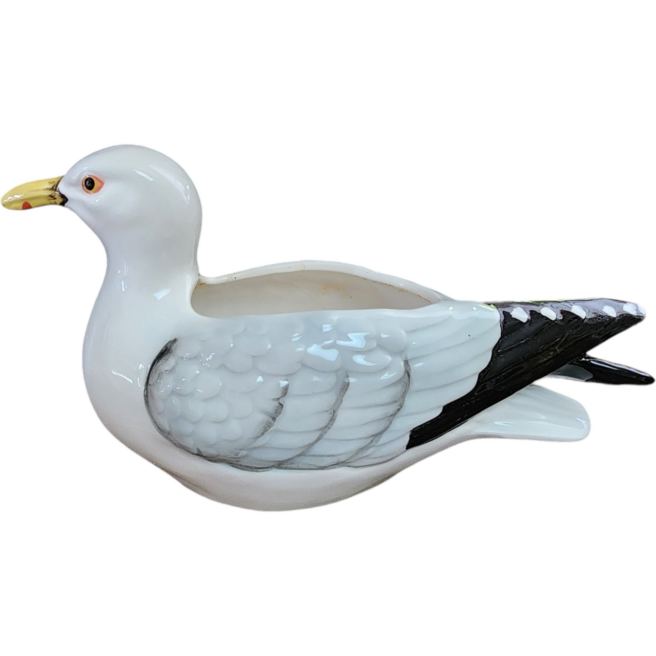 Napco Ceramic Seagull Planter Figurine Japan