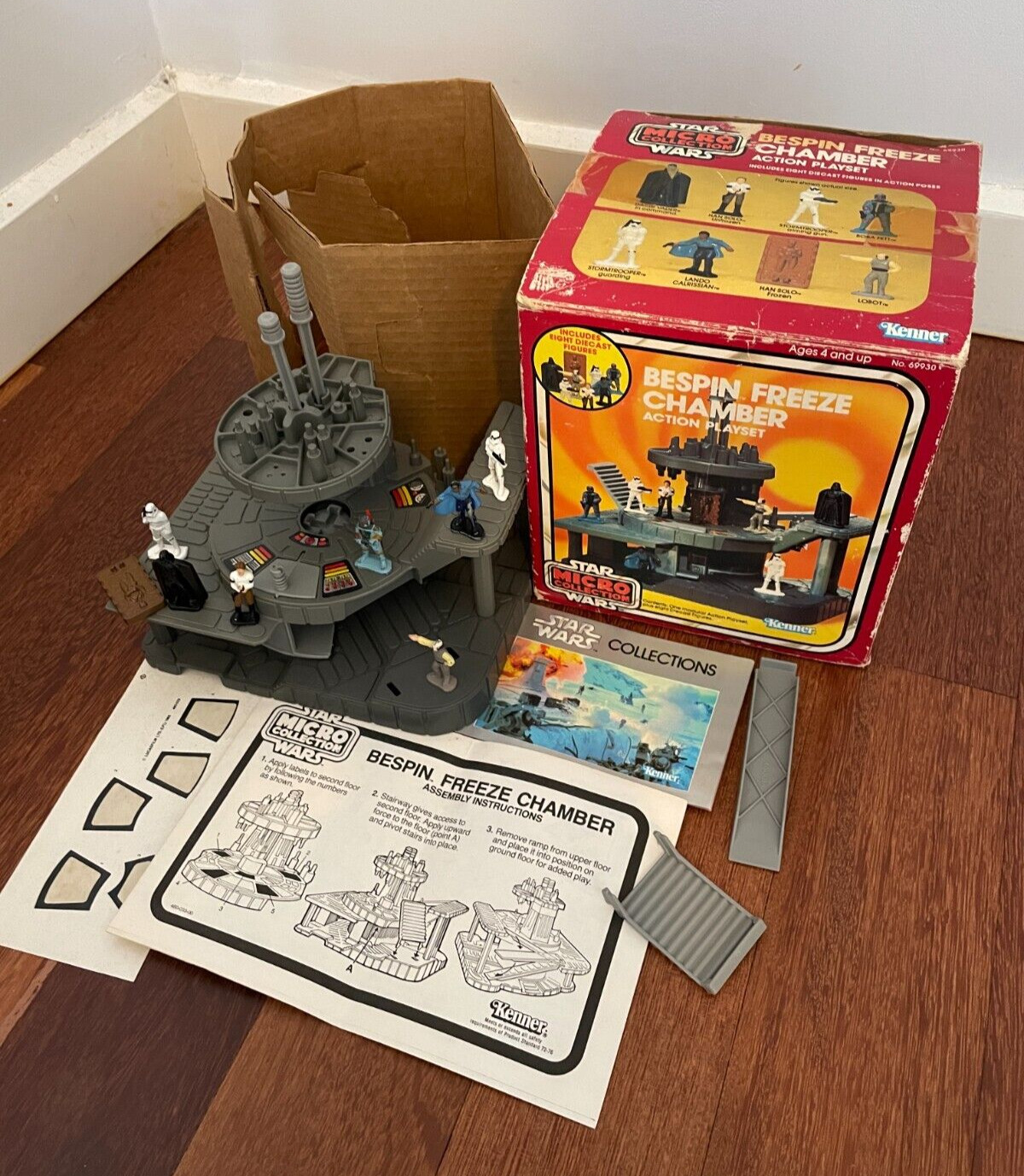 Vintage 1982 Star Wars Micro Collection Bespin Freeze Chamber W/Box - Complete