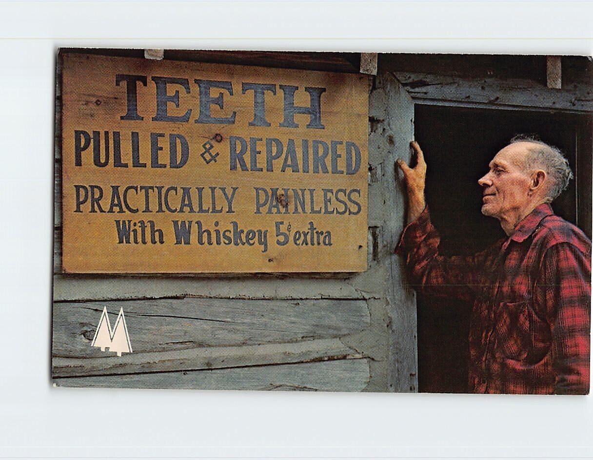 Postcard Dental Parlor Lumbertown USA at Maddens on Gull Lake Minnesota