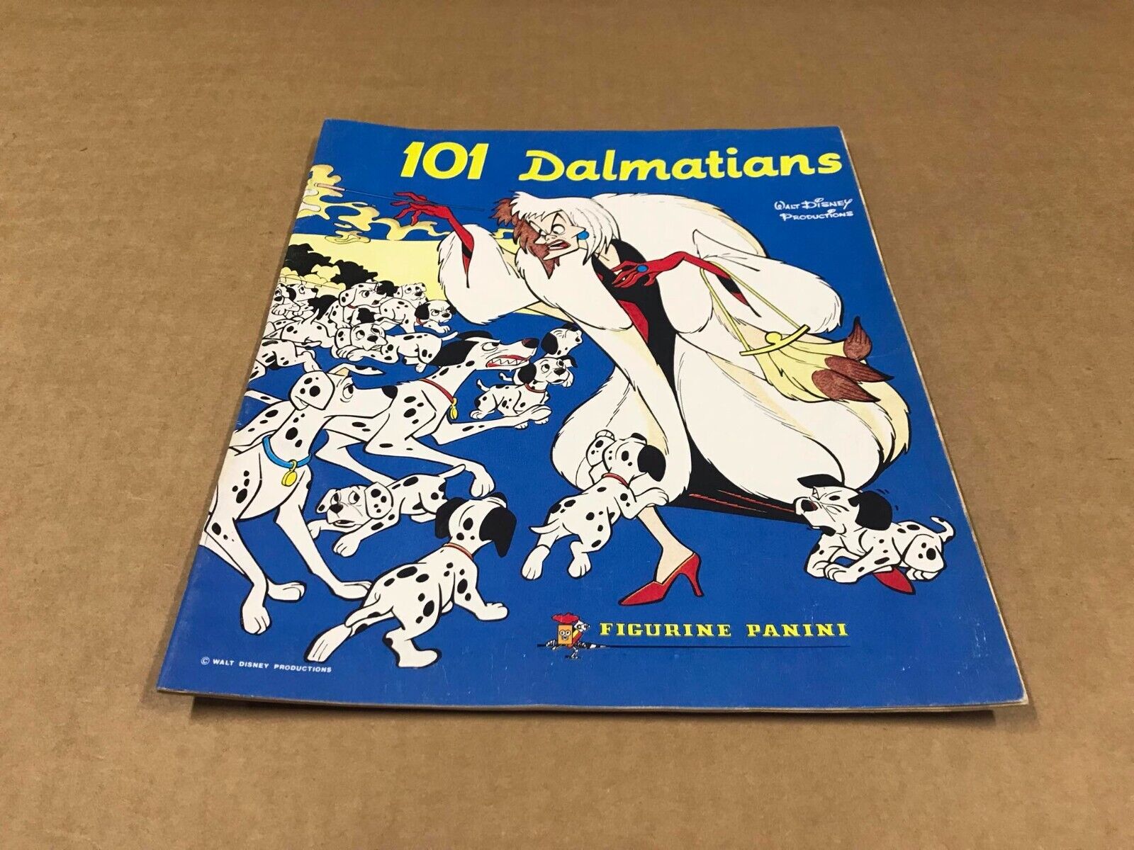 Vintage Panini Walt Disney 101 Dalmatians Sticker Album Unused