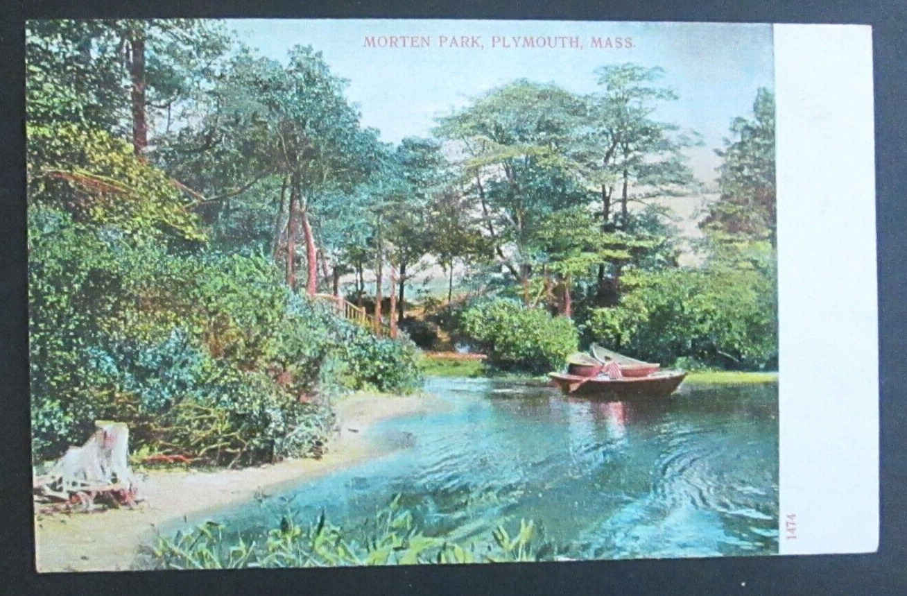 Morten Park Plymouth MA Unposted UDB Postcard