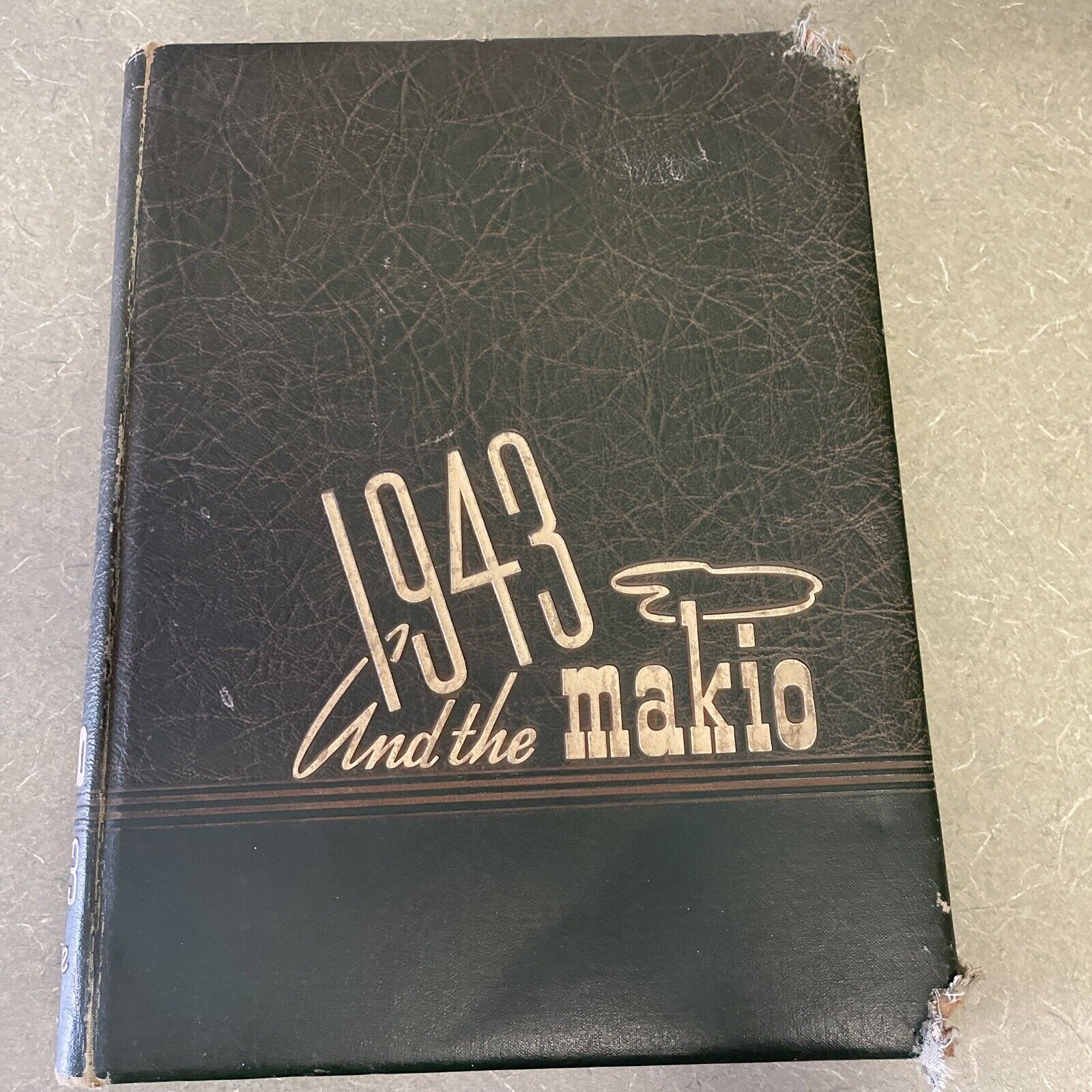 1943 Yearbook Makio, THE OHIO STATE UNIVERSITY Columbus OH, Vintage football