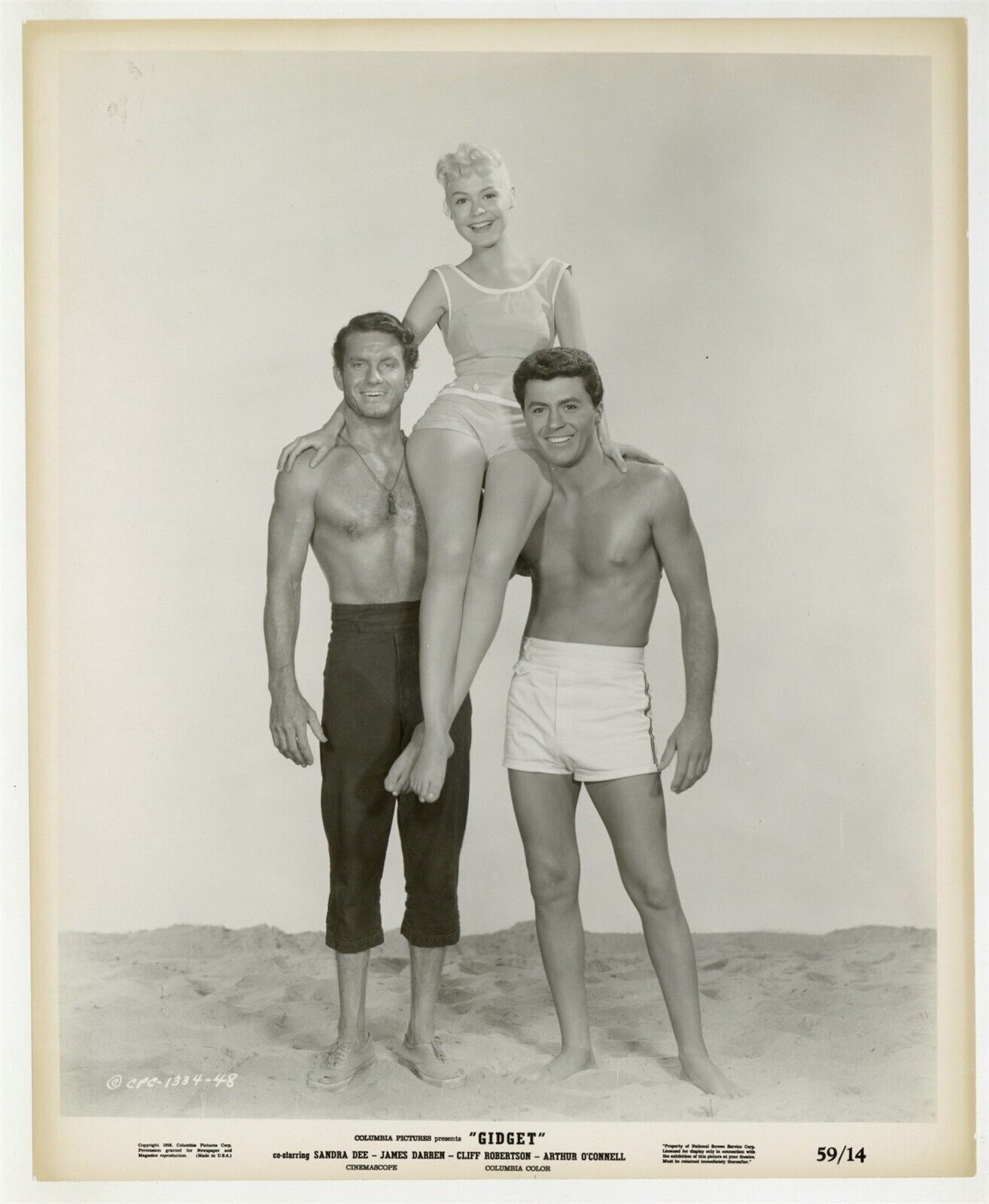 Beach Boy Surfers 1959 Gidget Original Photo 8x10 Bare Chest Beefcakes Shirtless