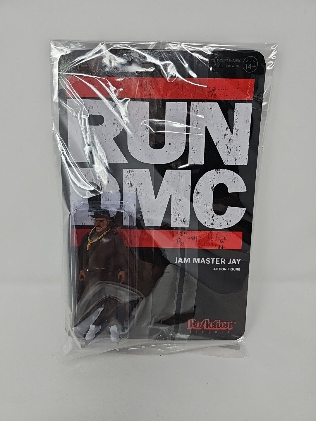 Jam Master Jay Run DMC Super7 Reaction Action Figure Brand New