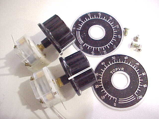 Pair of dual 20/20pf variable capacitors for radio projects