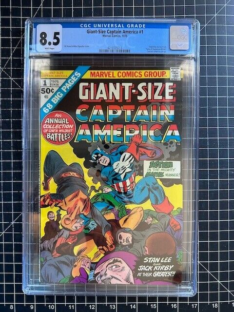Marvel Giant-Size Captain America #1 1975 CGC 8.5