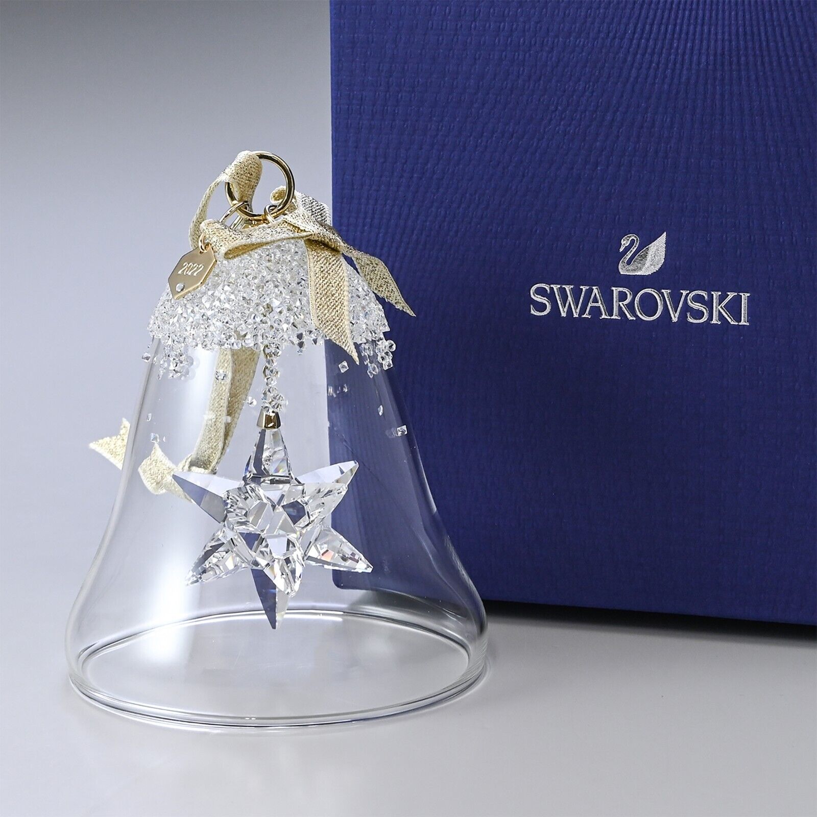 New in Gift Box SWAROVSKI 5626007 Annual Edition 2022 Star Crystal Bell Ornament