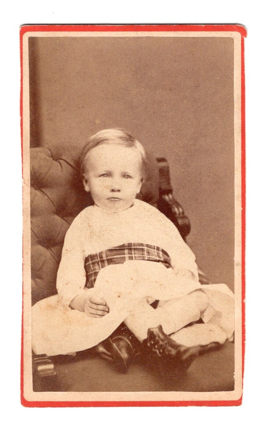 PROVIDENCE R.I. 1870s-1880s Young Child Victorian CDV by Coleman & Remmington