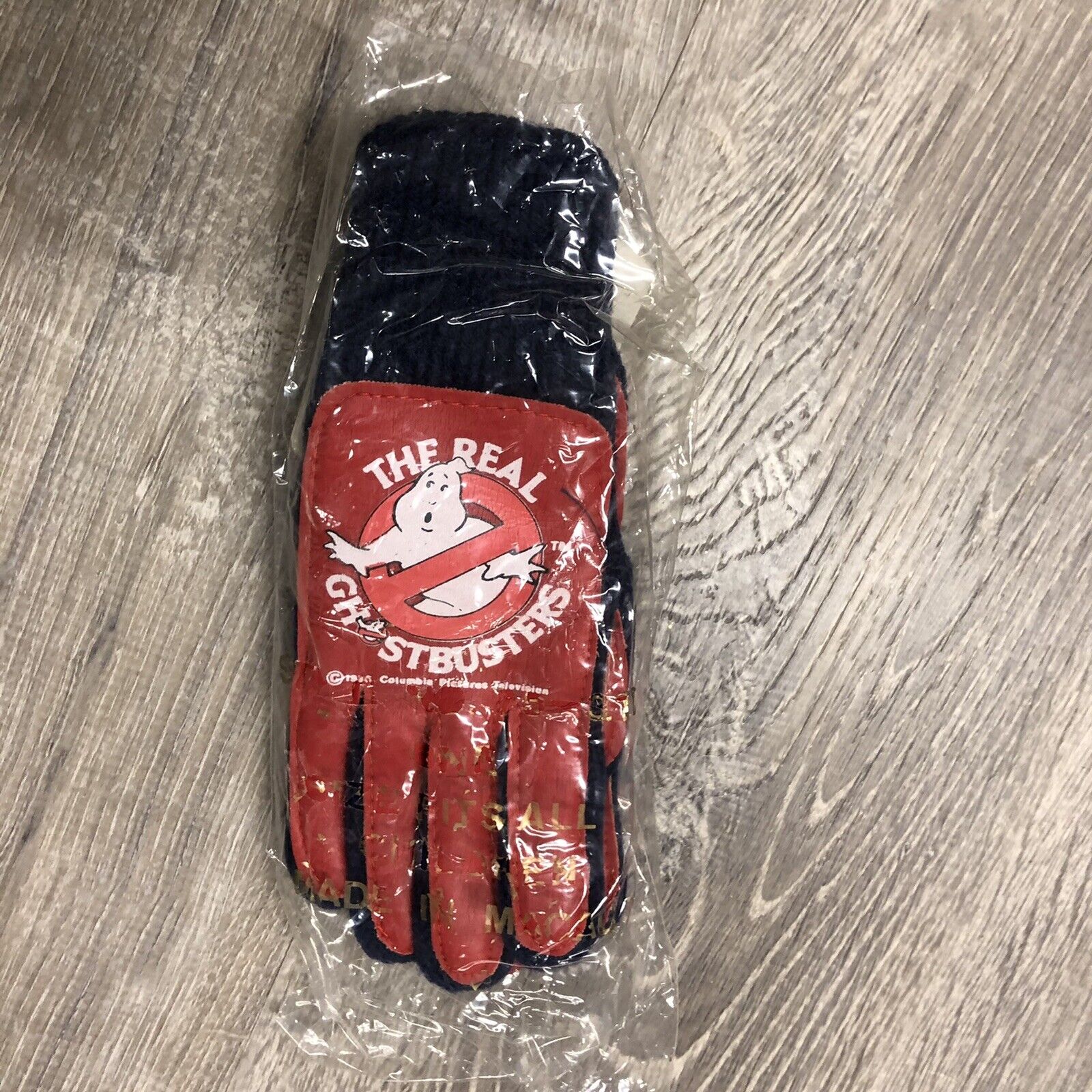 the real ghostbusters gloves Vintage Kids 1985 New Rare Bin 28