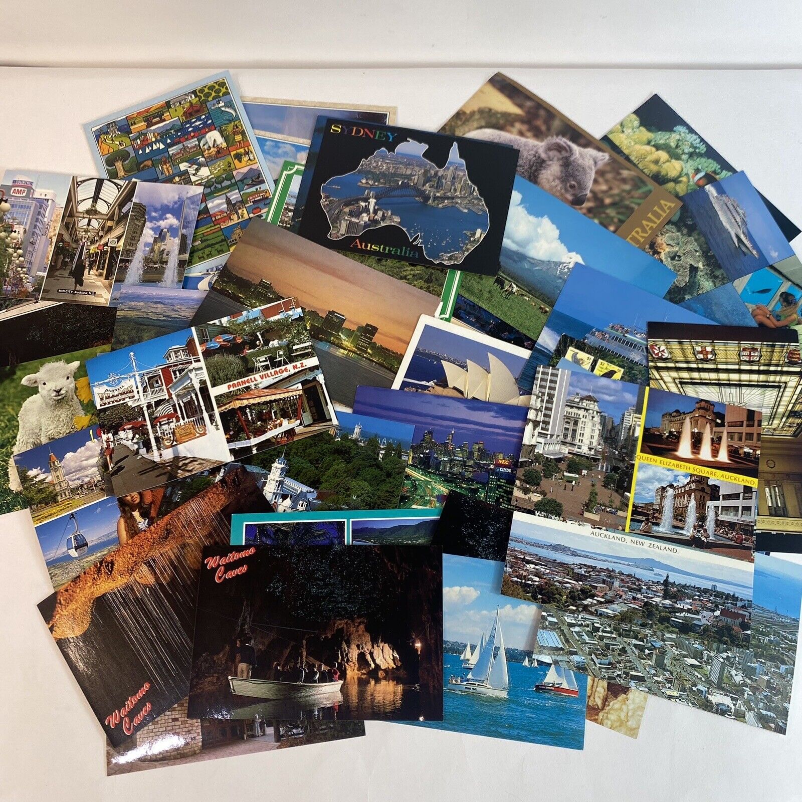 Lot Of 40 Modern & Vintage New Zealand & Australia Postcards Unposted