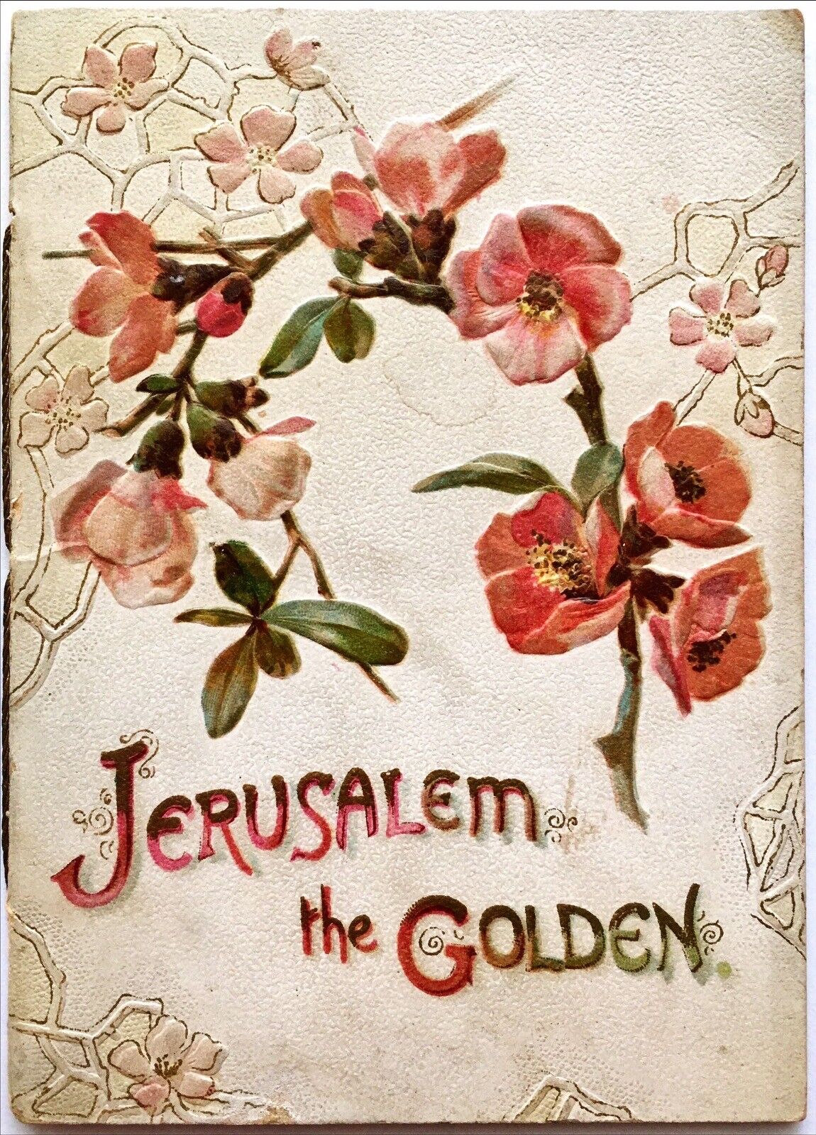 Antique Jerusalem The Golden John M. Neale Raphael Tuck & Sons Small Book