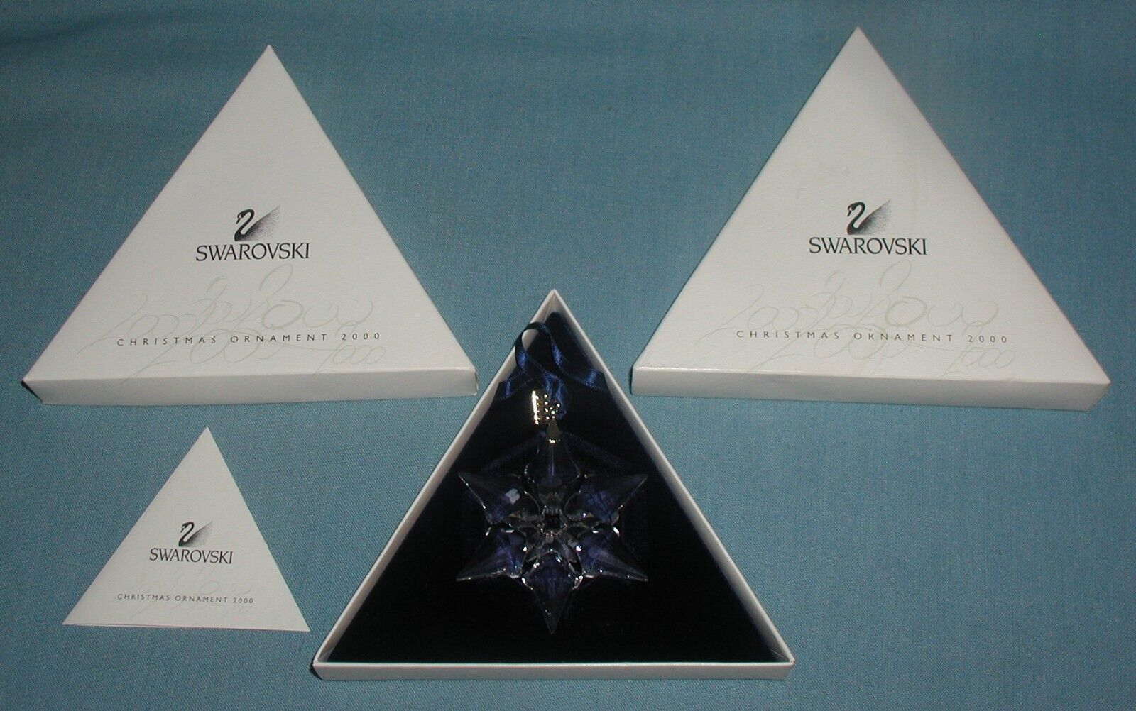 Swarovski 2000 Christmas Ornament in Box