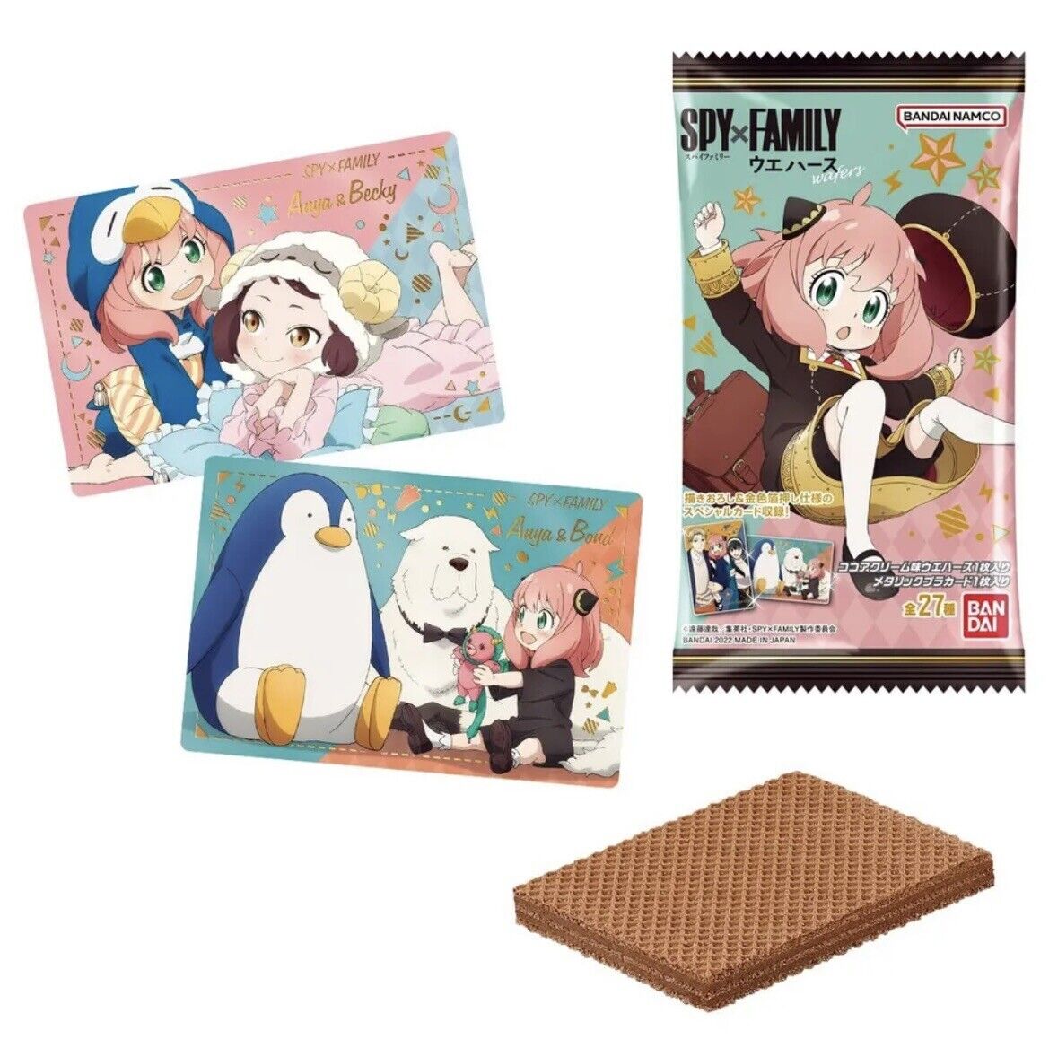 SPY × FAMILY Wafer Cards Full Set Bandai Japanese Anya Loid Yor Forger New 