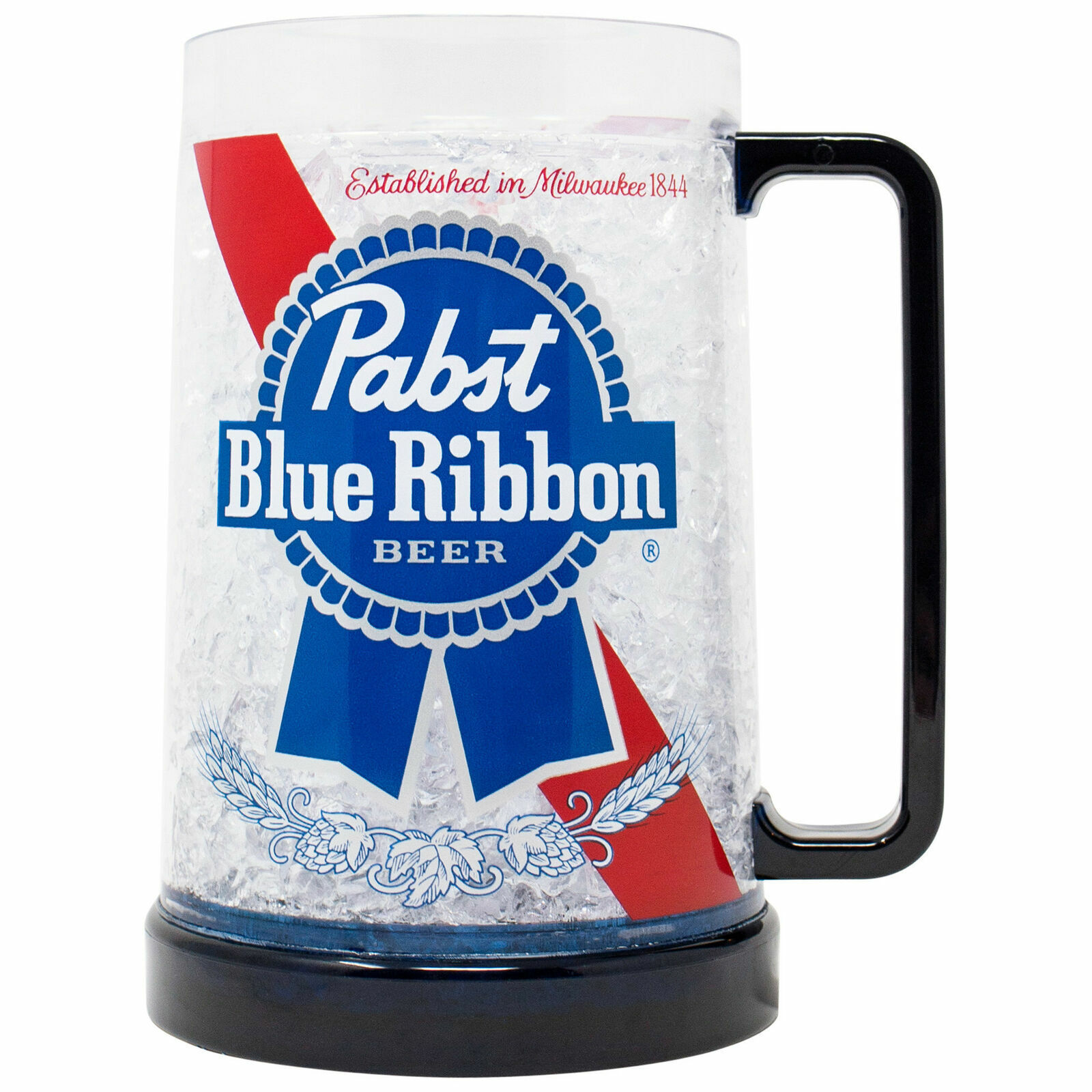 Pabst Blue Ribbon Beer  Freeze-able 16 Ounce Freezer  Mug 