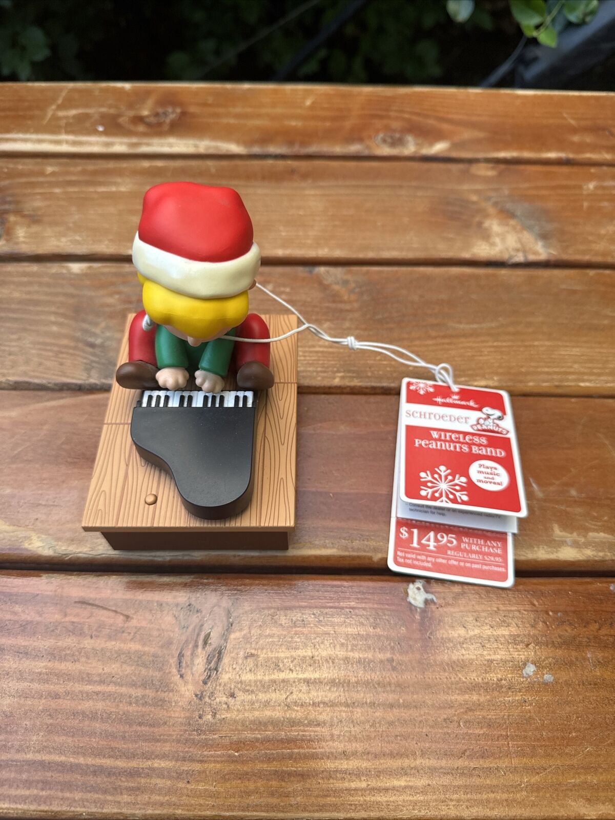 Schroeder Playing the Piano | Peanuts Wireless Band | Hallmark Tested & Working