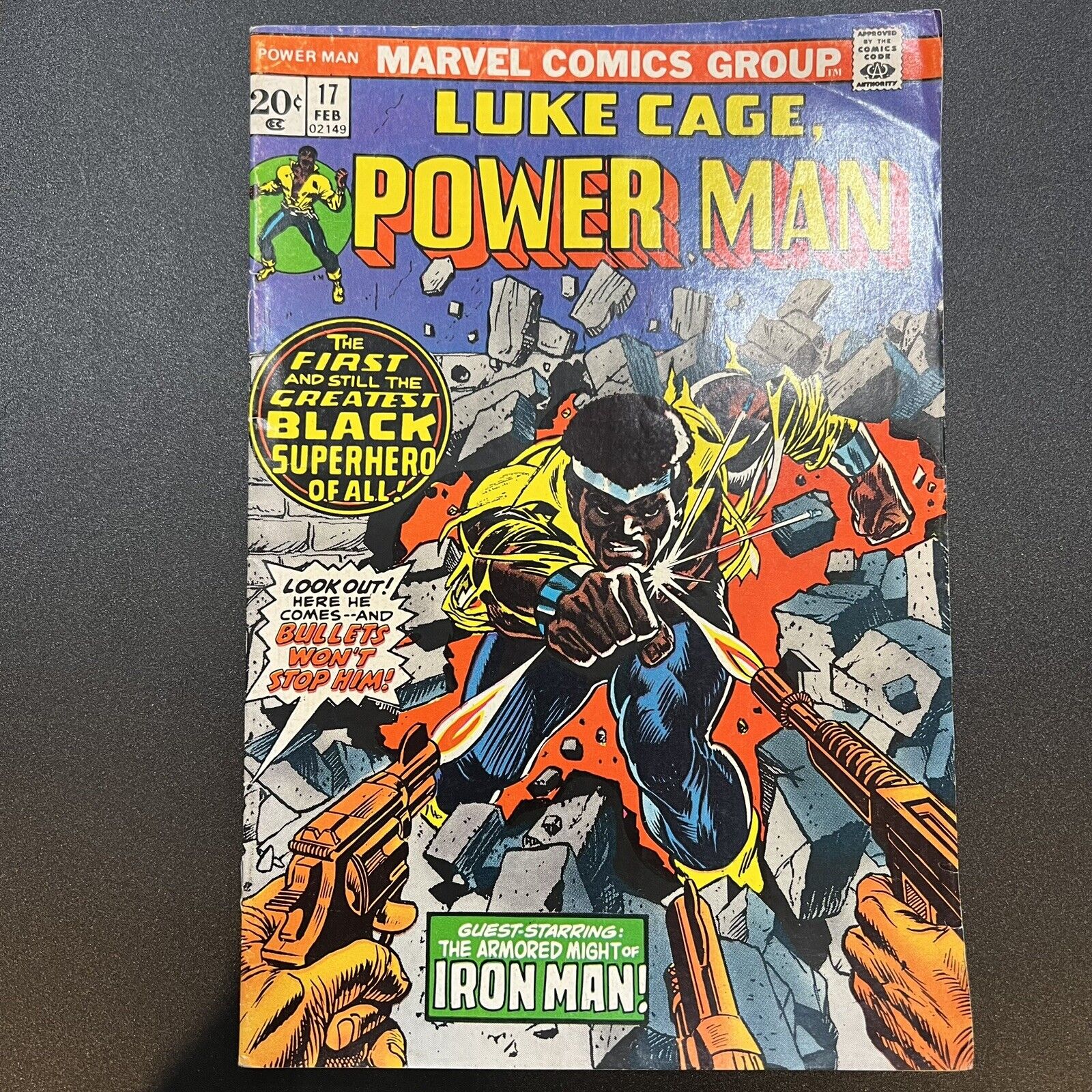 Power Man #17 - 1st Luke Cage Power Man Issue (Marvel, 1974)