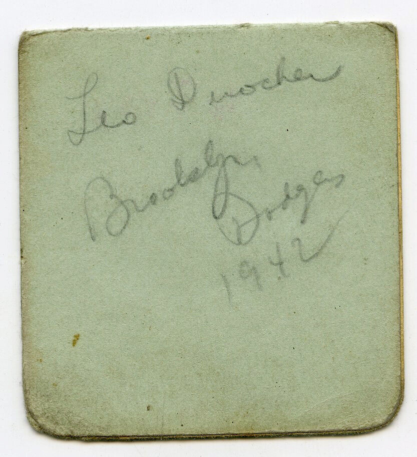 1948 Autographs Lot Olympics Pakistan Hockey Team Leo Durocher Audrey Russell