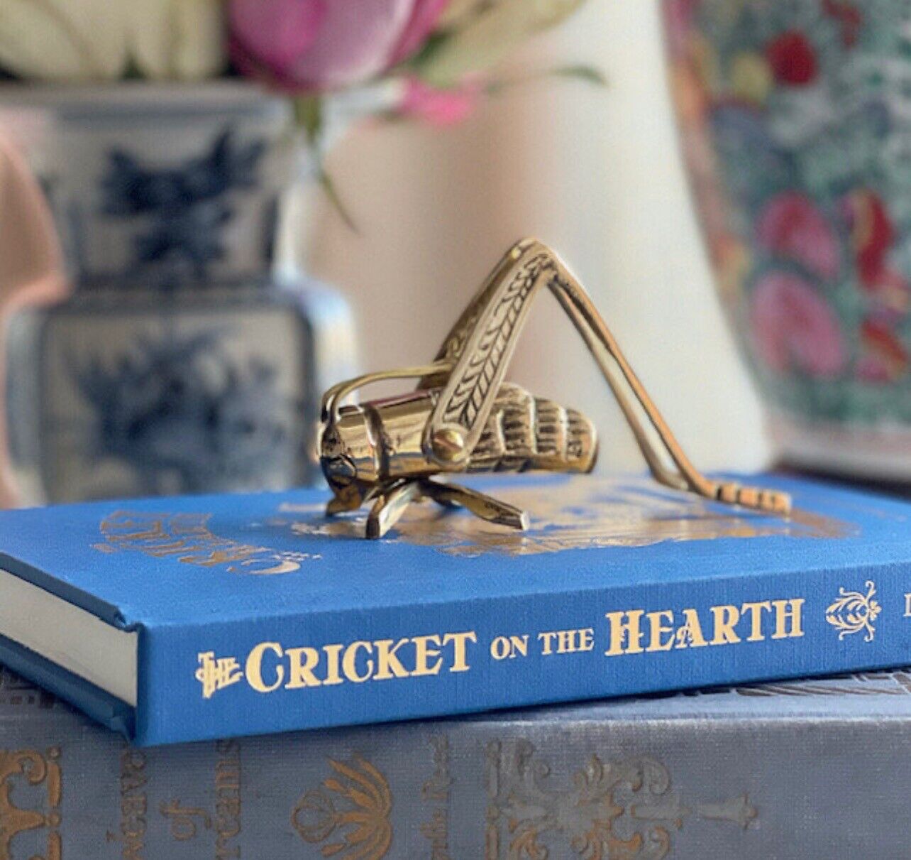Brass Cricket: Charles Dickens Cricket on the Hearth