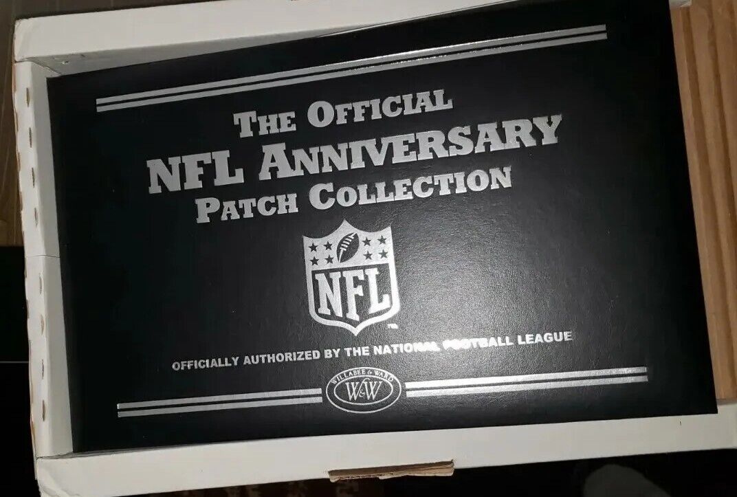 🔴The Official NFL ANNIVERSARY Collection 45 GAME WORN PATCHES.  Some RARE. 