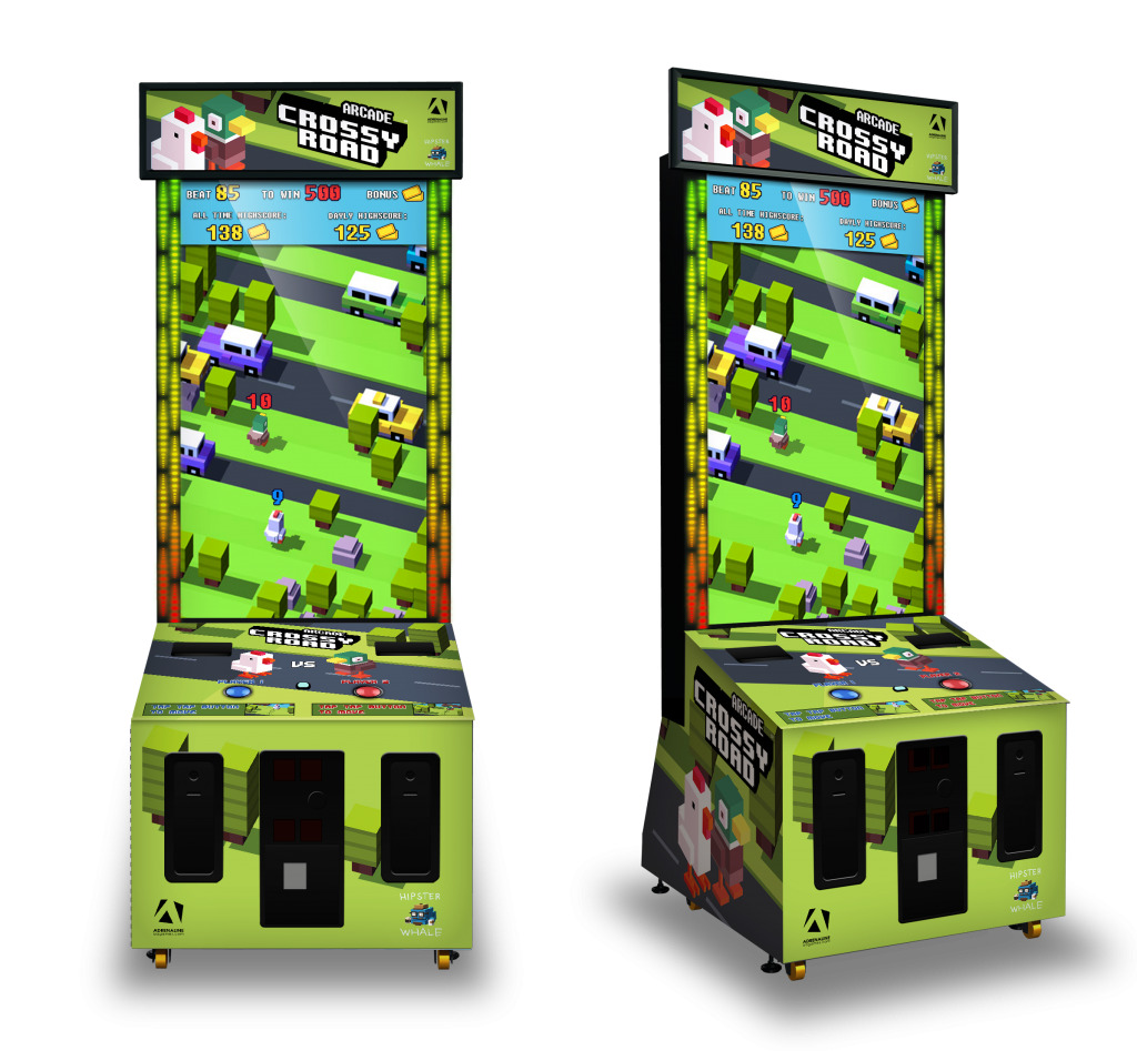 Crossy Road - Large Video Arcade Game, With 65 Inch Monitor