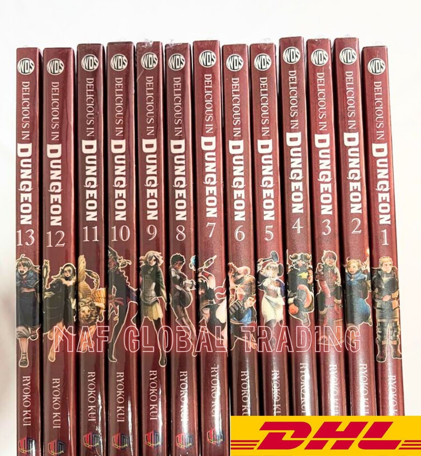 DELICIOUS IN DUNGEON Manga Set Vol. 1-13 English Version Ryoko Kui Comic Book