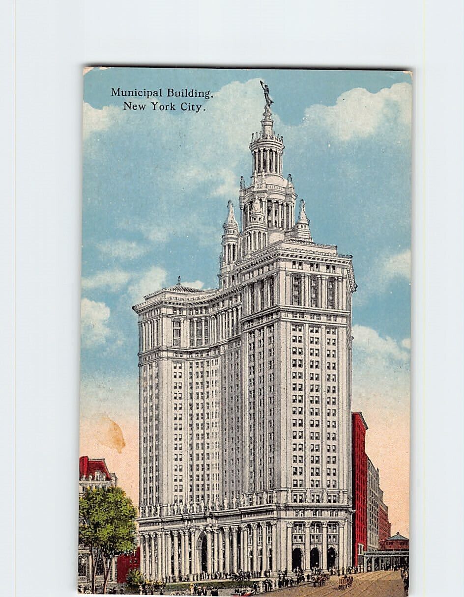 Postcard Municipal Building NY USA