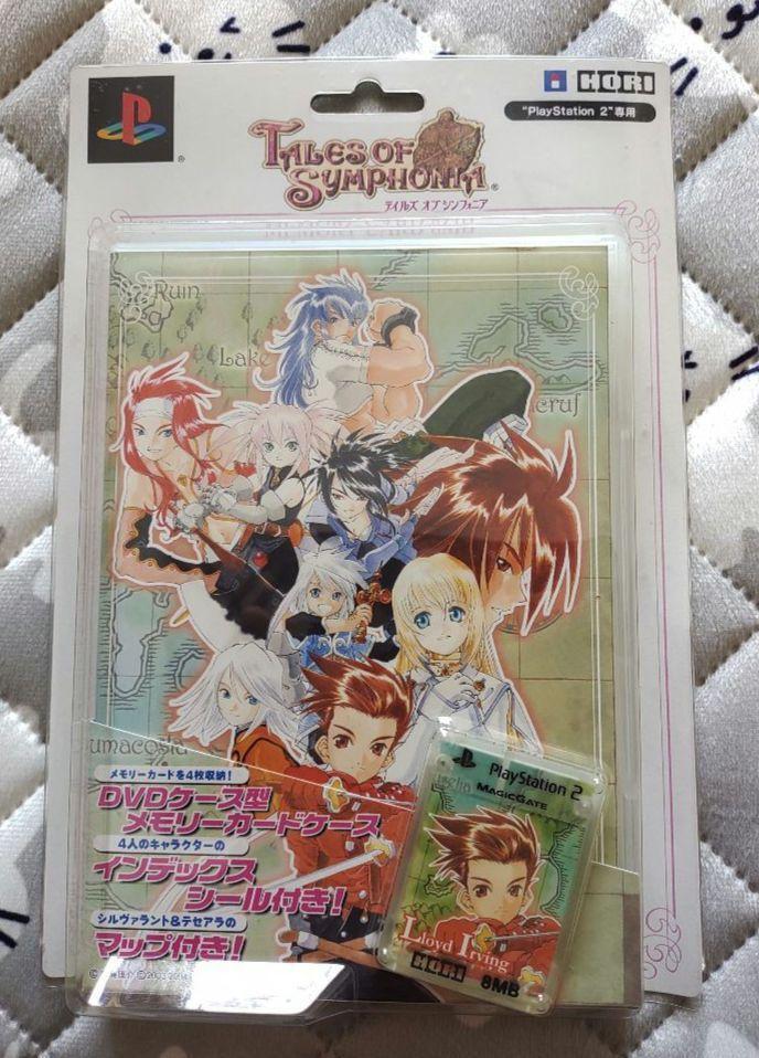 Tales of Symphonia PS2 memory card 8MB Hori Play Station 2 Limited Vintage