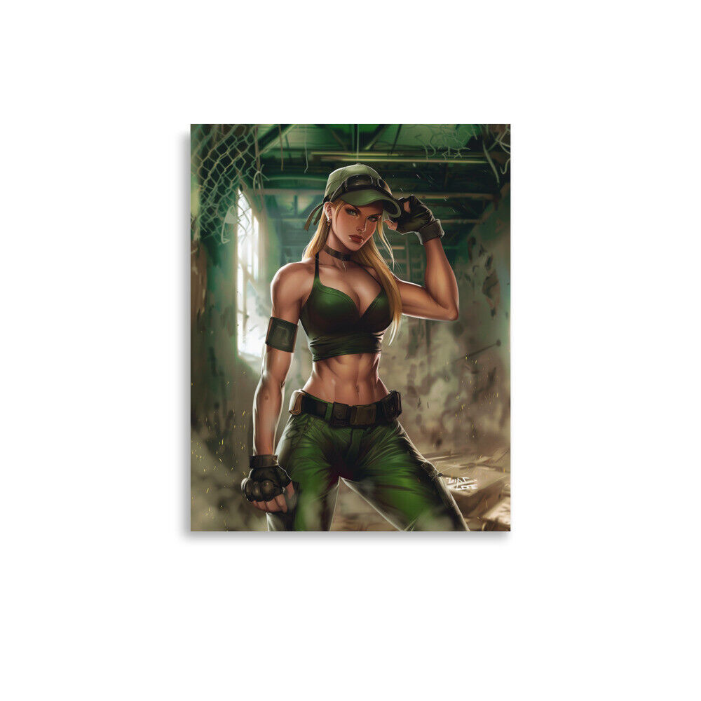 Sonya Blade Mortal Kombat Matte Paper Poster