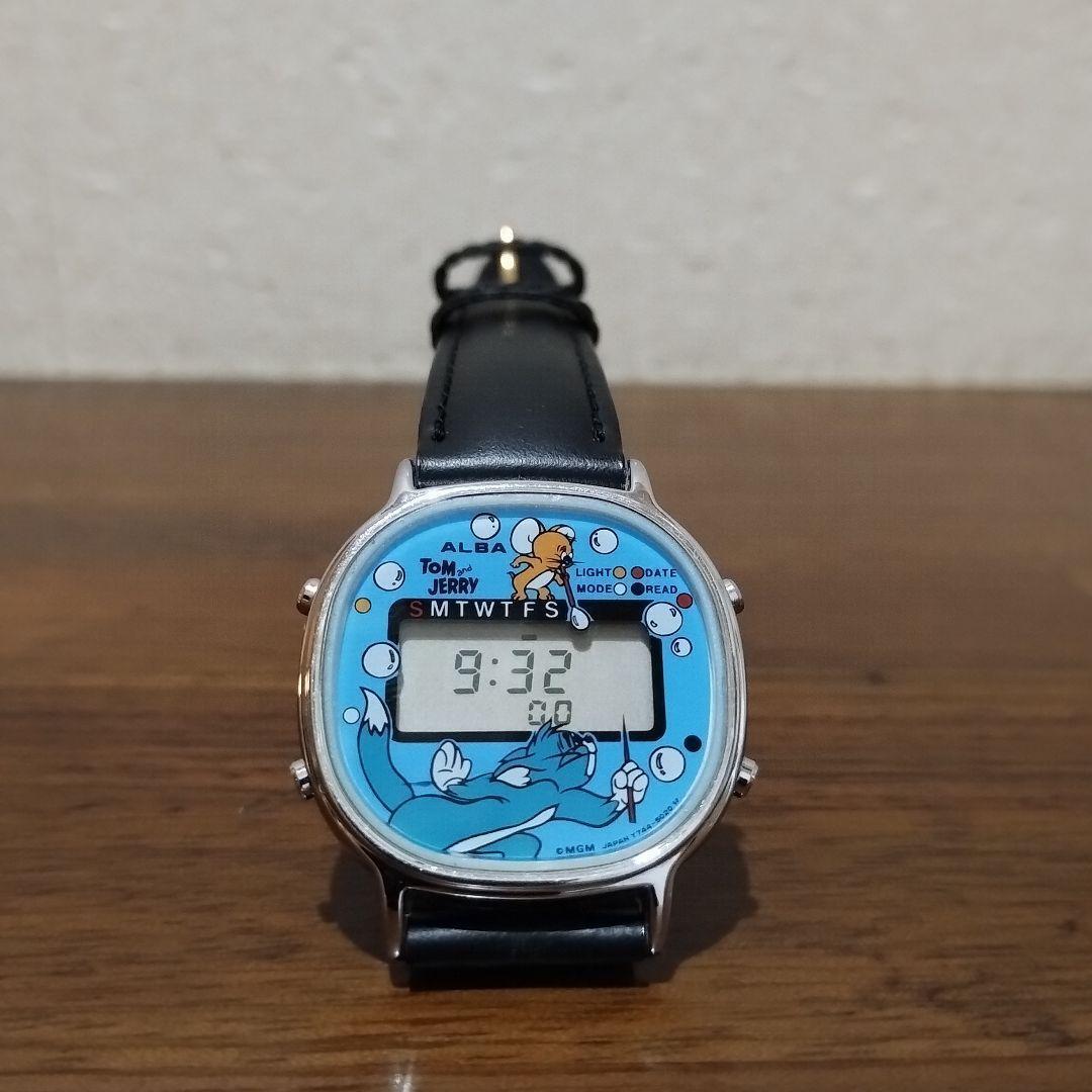 Seiko Alba Tom and Jerry Character Digital Watch Limited Vintage Rare Japan 