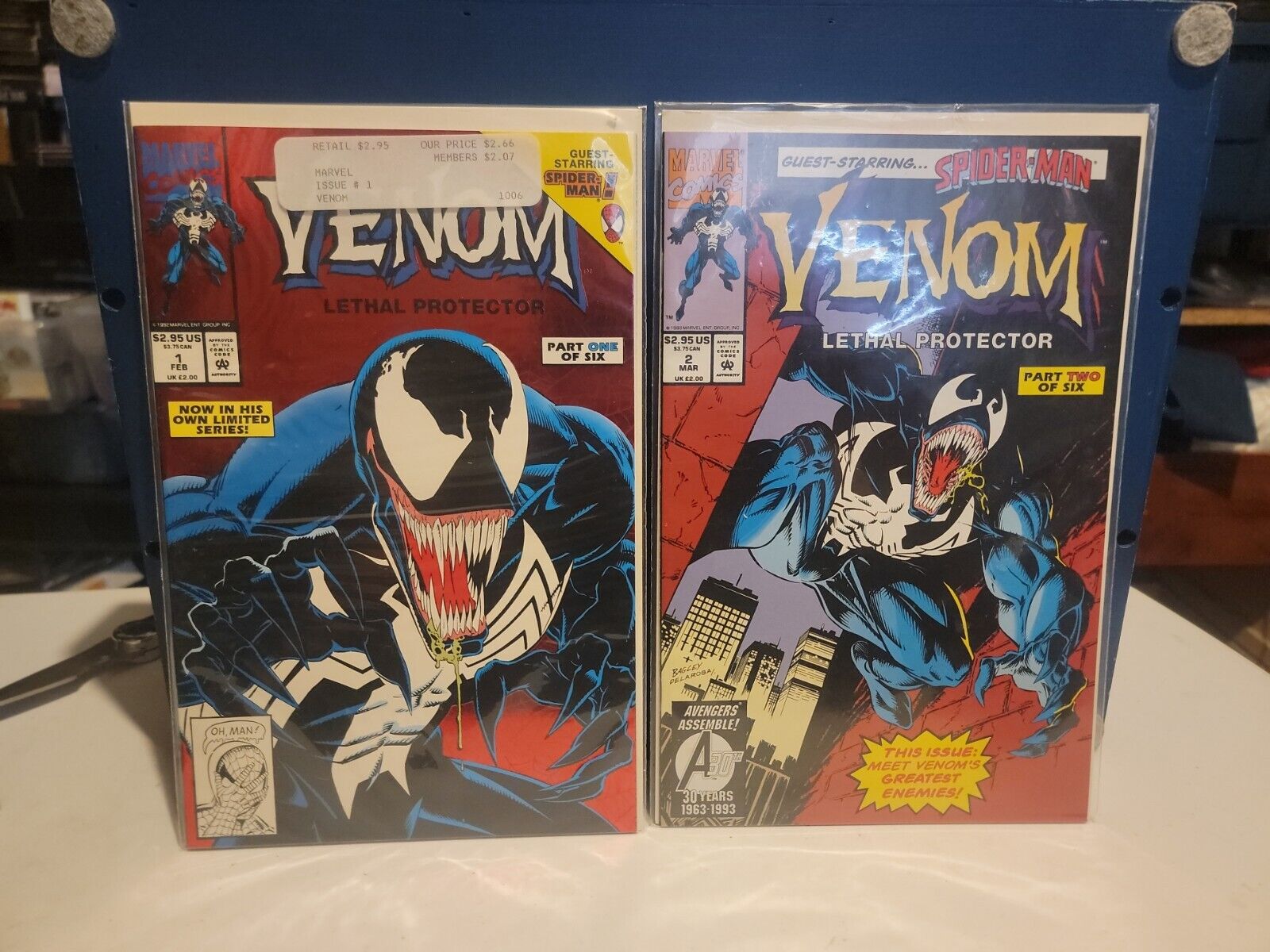 Marvel Comics Vemon Lethal Protector Issues 1 And 2