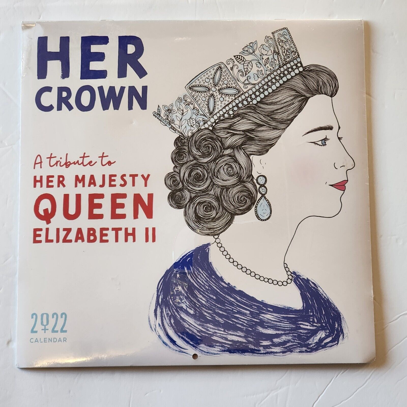 New in wrap 2022 tribute to Her Majesty Queen Elizabeth ll calendar