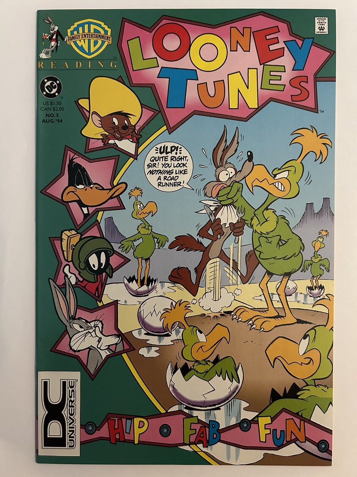Looney Tunes #5 Rare HTF DC Universe Logo Variant 1994 NM