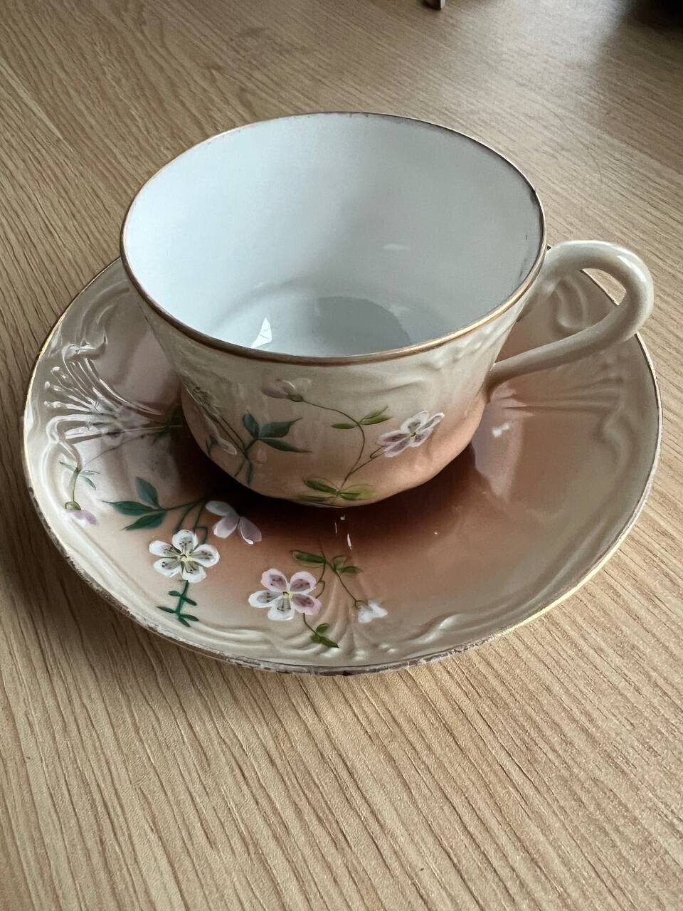 Original Russian Empire Kuznetsov porcelain cup